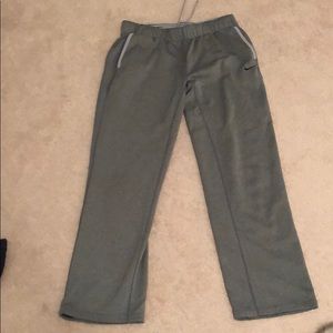 Grey Nike sweatpants